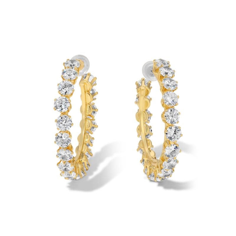 Aurora CZ Hoops